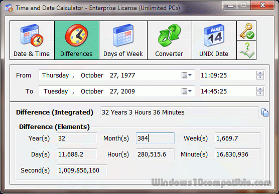 Time And Date Calculator 3 2 Free Download